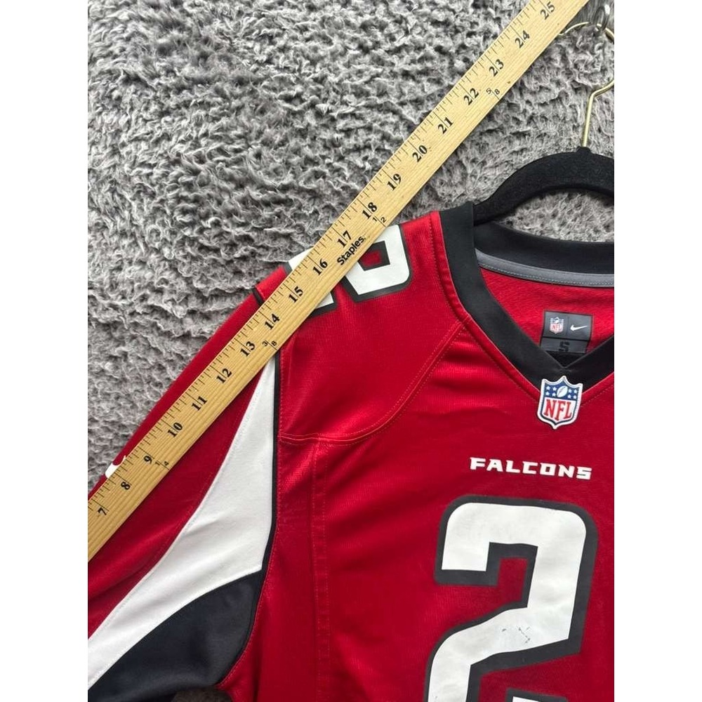 Nike Atlanta Falcons Matt Ryan #2 V-Neck NFL Jersey Shirt Red Mens Size S - Picture 11 of 12